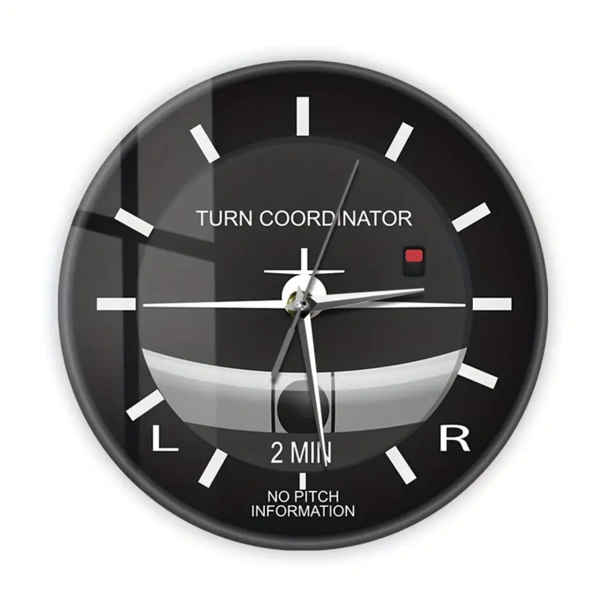 Premium Turn Coordinator Aviation Clock